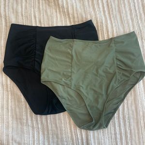 Aerie Hi Rise Full Coverage Bikini Bottoms
